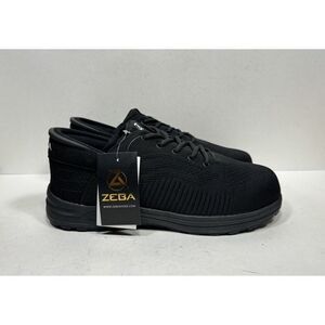 Zeba Shoes Mens 14 6E Black Hand Free Slip On Lace Up Comfort Sneakers